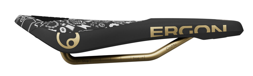 Ergon Sattel SM Downhill Comp Vali Höll Edition ohne Öffnung black