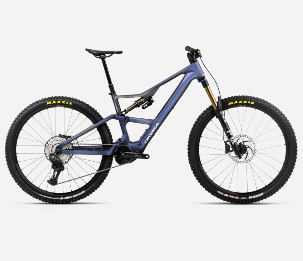 Orbea RISE LT M10 630W Tanzanite Carbon View - Carbon Raw (Matt), L