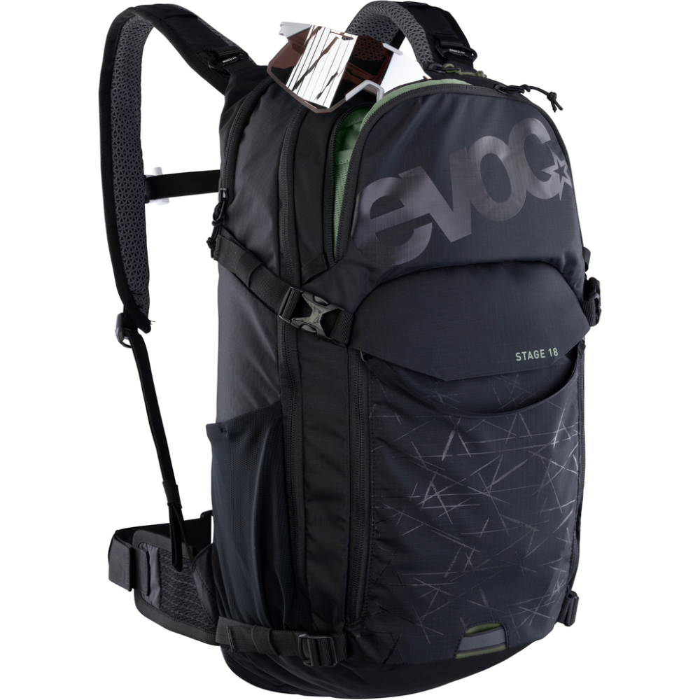 Evoc Stage 18L Backpack, Schwarz
