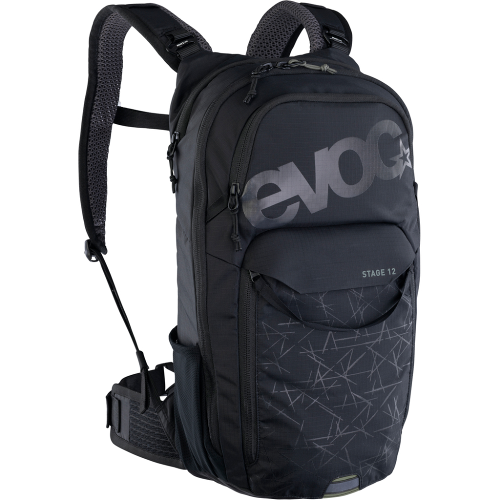 Evoc Stage 12L Backpack, Schwarz