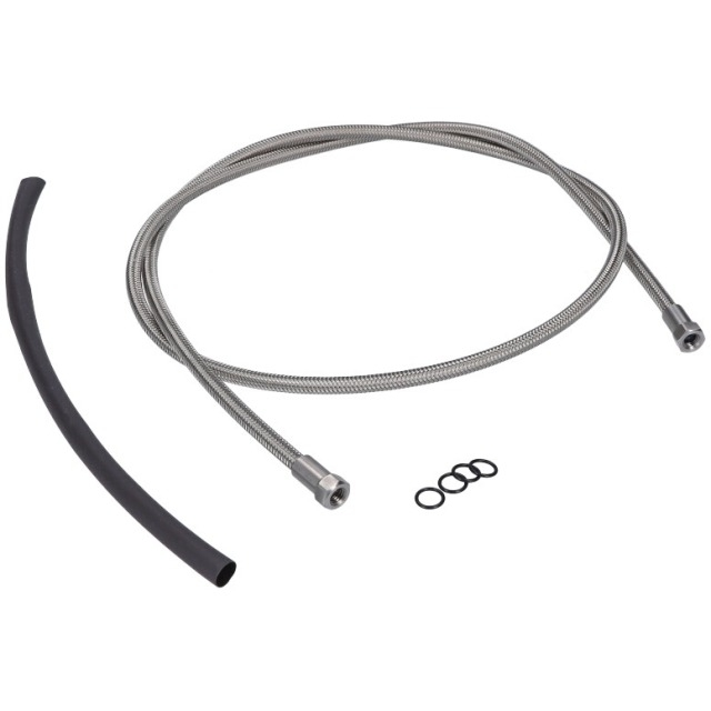 Trickstuff Bremsleitungsset Goodridge raw 5mm, 2000mm, inkl. 2x 5mm Überwurfmutter