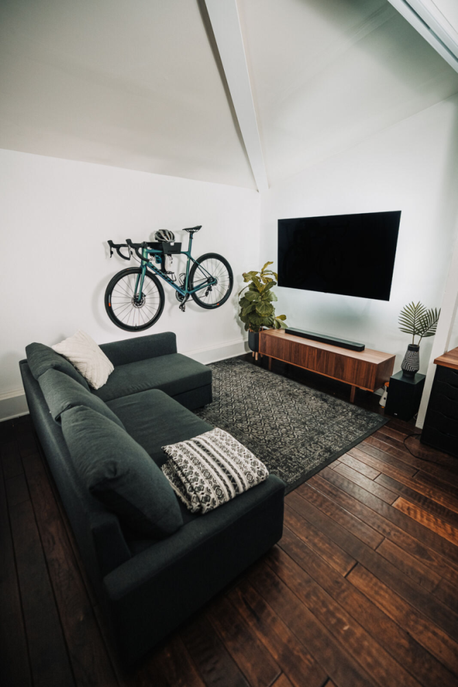 STASDOCK Fahrrad Wandhalterung, Bike Wall Organizer, für 1 Bike, Happy Black - schwarz