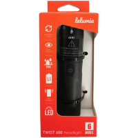 Lelumia Lampe Twist 600, 600 Lumen inkl. USB-C Ladekabel schwarz