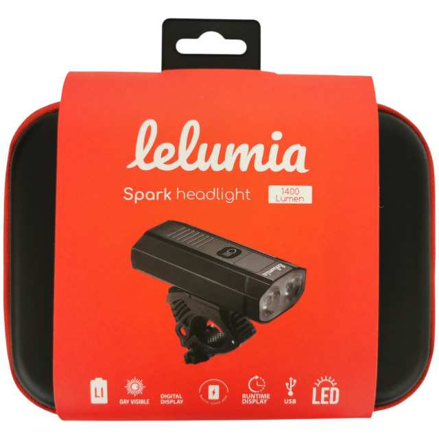 Lelumia Lampe Spark 1400, 1400 Lumen inkl. USB-C Ladekabel schwarz