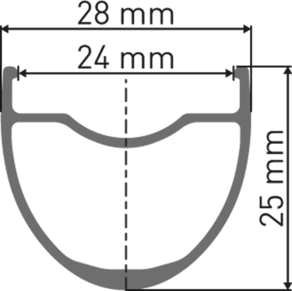 DT Swiss G 1800 SPLINE Laufrad 700c CL 25 100/12mm Dynamo