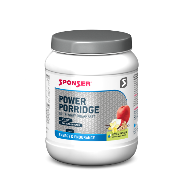 Sponser Power Porridge, APPLE-VANILLA (840 g) a.i. mit Maldex statt Quemina / 2022